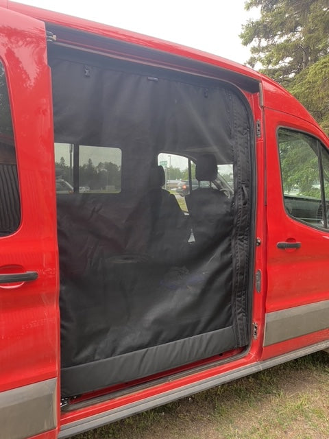 Transit Right Slider Door Screen Mid/High