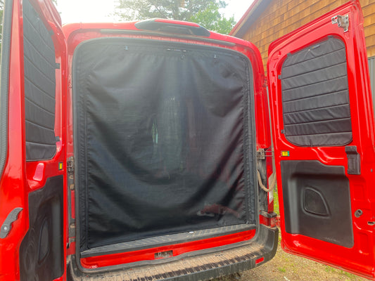 Transit Full Rear Door Screen - Mid-Roof