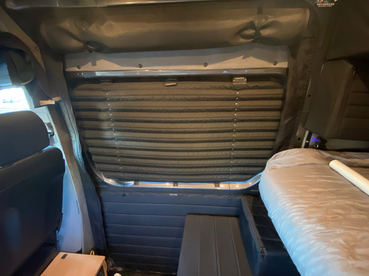 Sprinter Slider Door Window Cover - Accordion