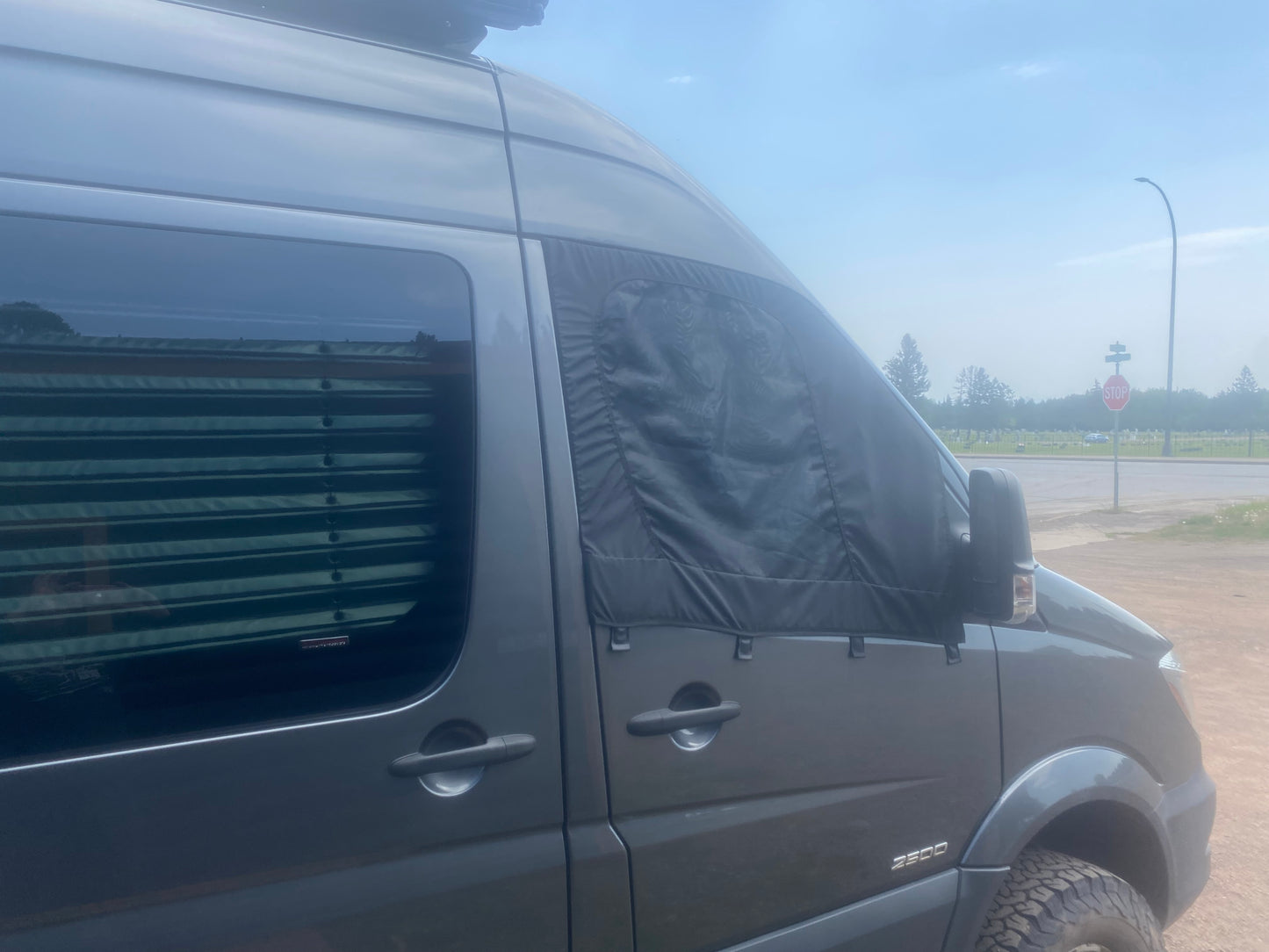 Prototype/Sample/2nd - Sprinter PASSENGER SIDE ONLY Door Window Screen